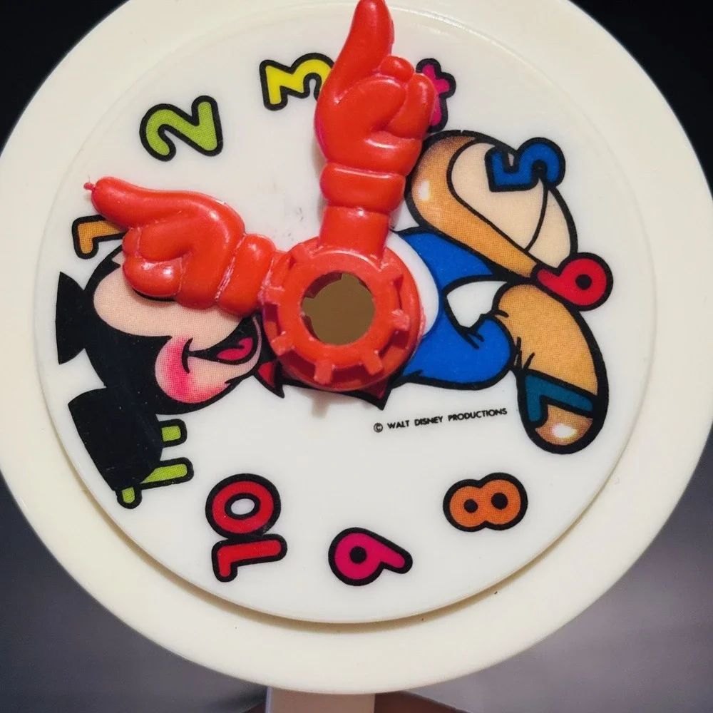 Vintage Disney Mickey & Friends Superseal Child's Cup &‎ Plate ABC & Tell Time